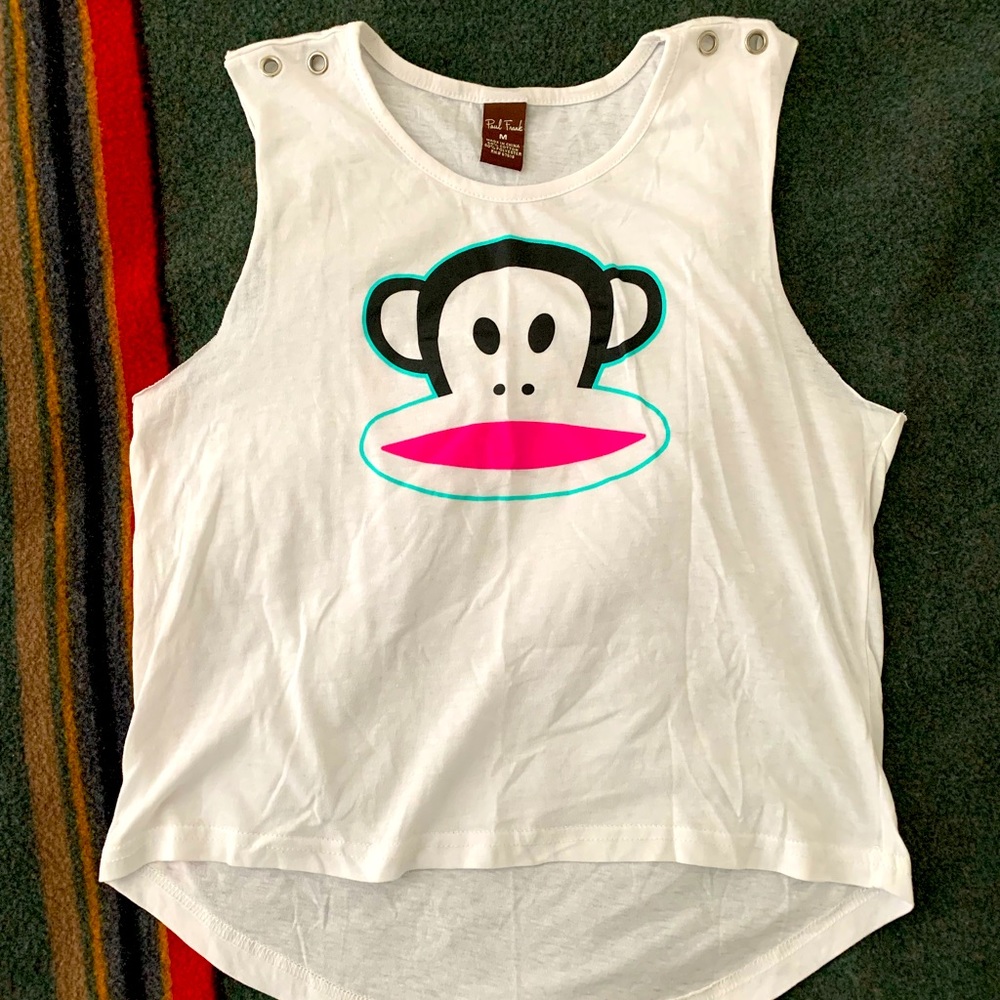 NWOT Paul Frank white tank Medium